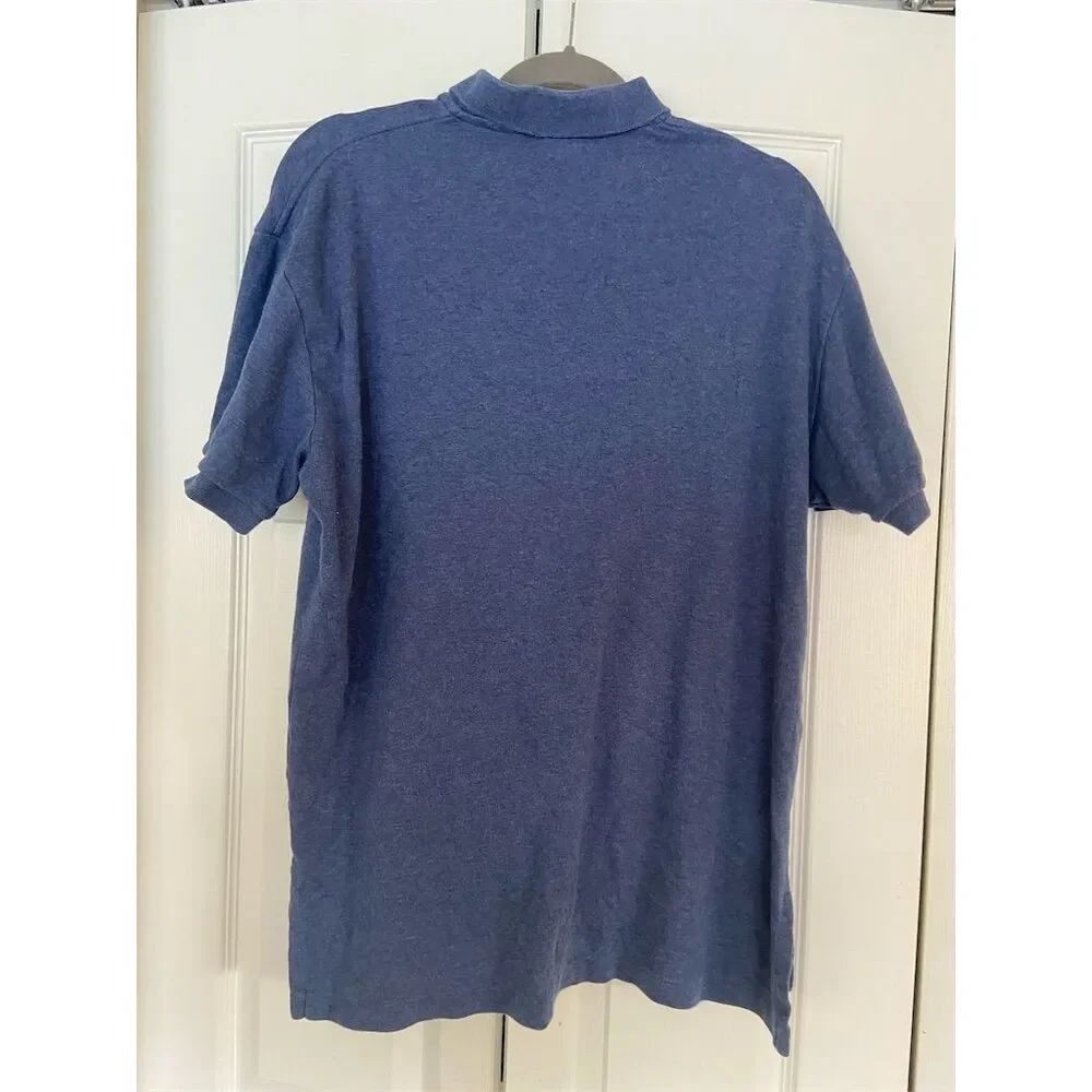 Ralph Lauren Men's Polo Shirt Blue Short Sleeve Standard Size M